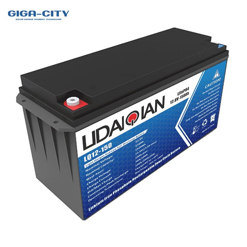 Bateria de liti fina de 200 Ah de 12 V